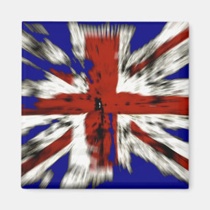 Distressed British Union Jack Magnet
