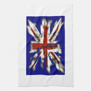 Distressed British Union Jack Tea Towel