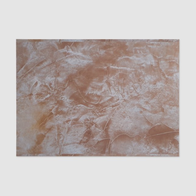  Distressed Brown Wall Coating Grunge Texture DIY  Tissue Paper (Front)