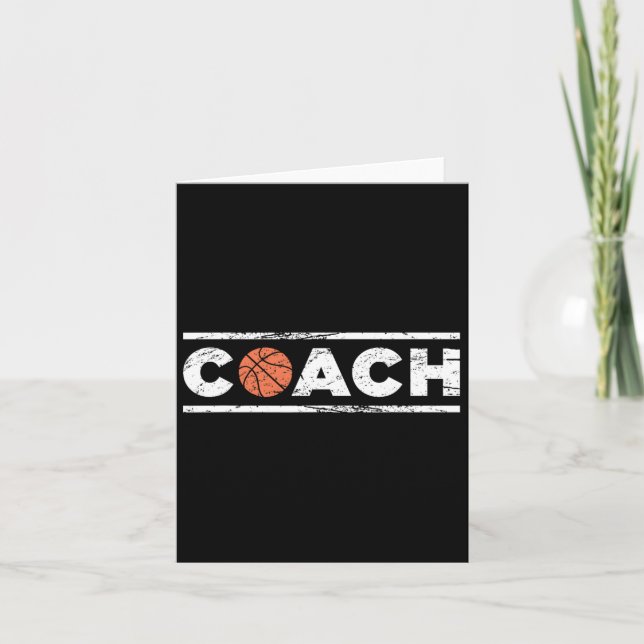 Distressed Bysketbyll Coach  Card (Front)