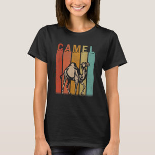 Distressed Camel   Men Women Kid Cute Camel Retro T-Shirt