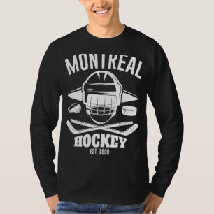 Distressed Canadien Retro Fan Party Tailgate Game T-Shirt