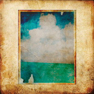 Distressed Caribbean Scrapbook Paper