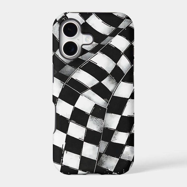 Distressed Checkered Pattern (Back)