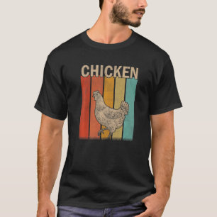 Distressed Chicken Men Women Kid Cute Chicken Ret T-Shirt