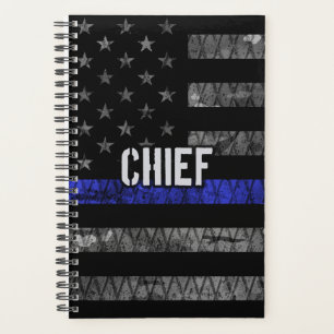 Distressed Chief Police Flag Planner