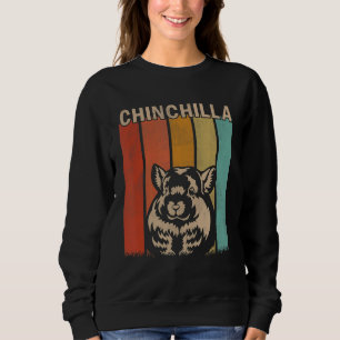 Distressed Chinchilla   Men Women Kid Chinchilla R Sweatshirt