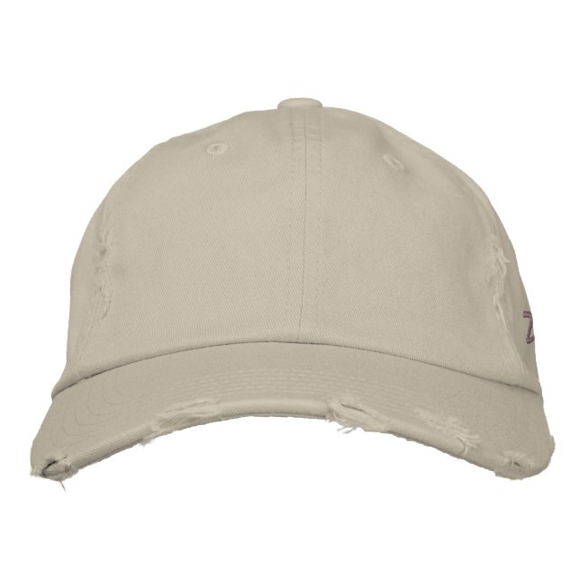 Distressed Chino Twill Cap (Front)