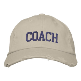 Distressed Chino Twill Coach Cap