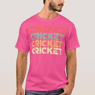 Distressed Cricket Lovers Cricket T-Shirt