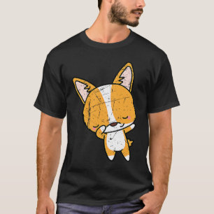Distressed Dabbing Welsh Corgi Dog Breeders Men Wo T-Shirt