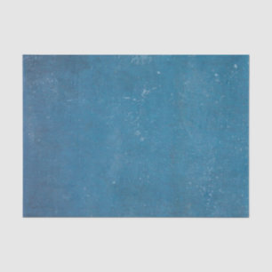 Distressed deep turquoise cold blue concrete tissue paper