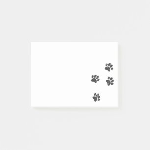 Distressed Dog Paw Tracks Notes