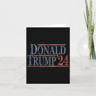 Distressed Donald Trump 2024 Card