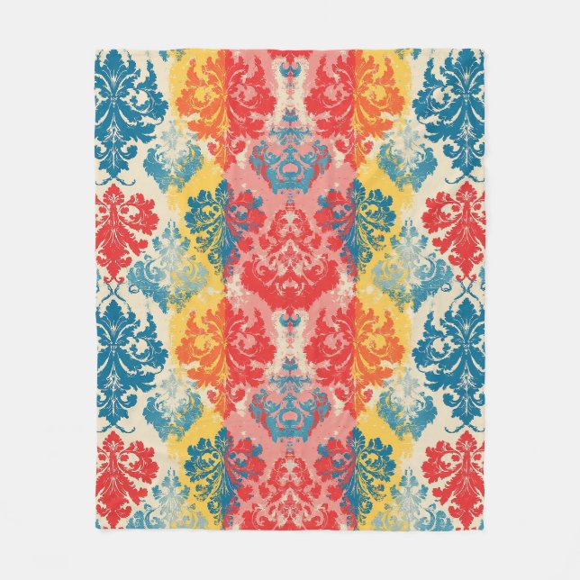 Distressed Elegance Fleece Blanket (Front)