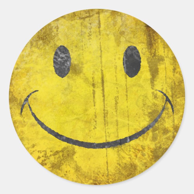 Distressed Face Sticker (Front)