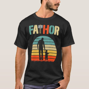 Distressed Fathor Father's Day Dad's Birthday Appr T-Shirt
