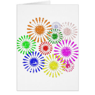 Distressed Flower Burst