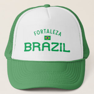 Distressed Fortaleza Brazil Trucker Hat