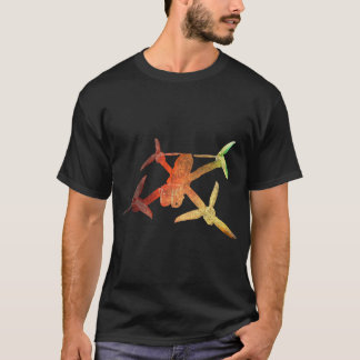 Distressed FPV racing Freestyle drone racer pilot T-Shirt