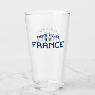 Distressed French Riviera France Glass