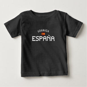Distressed Grananda Spain (España) Baby T-Shirt