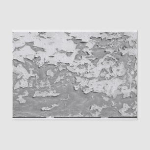 Distressed Grunge Light Grey Paint Loft DIY Decor Tissue Paper