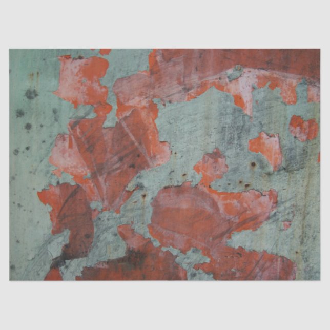 Distressed Grunge Paint Abstract Texture DIY Decor Tissue Paper (Front)