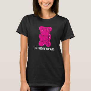 Distressed Gummy Bear Sweet Gummies Candy Fan T-Shirt