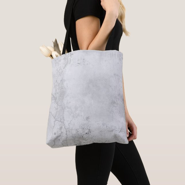 Distressed Halftone Grunge Vector Texture – Concre Tote Bag (Close Up)