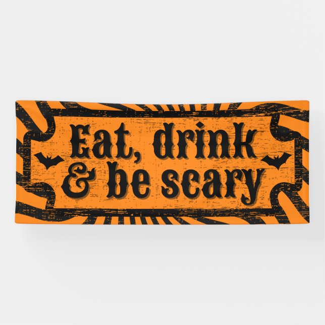 Distressed Halloween Banner (Horizontal)