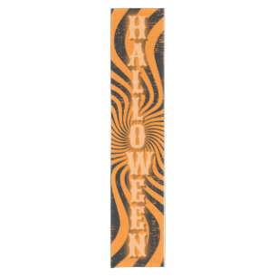 Distressed Halloween Placemat Short Table Runner