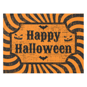 Distressed Halloween Placemat Tablecloth