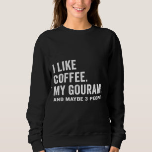 Distressed I Like Coffee And My Gourami Fish Tank 