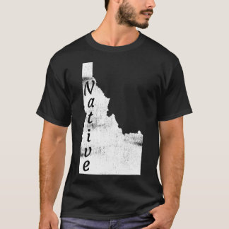 Distressed Idaho Native Design T-Shirt