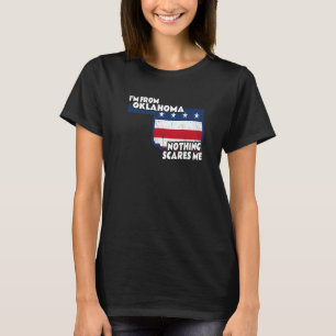 Distressed I'm From Oklahoma Home State Ok Nothing T-Shirt