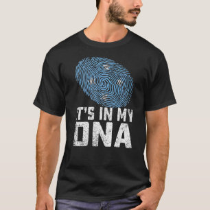 Distressed It's In My Dna Micronesia Flag Men Wome T-Shirt