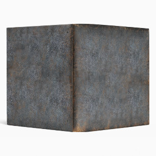 Distressed Leather Look Antique Book Cover 3 Ring Binder