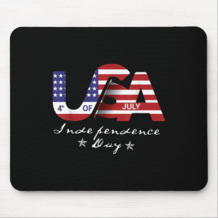 Distressed Memorial Day Flag Military _ 4th Of Jul Mouse Pad
