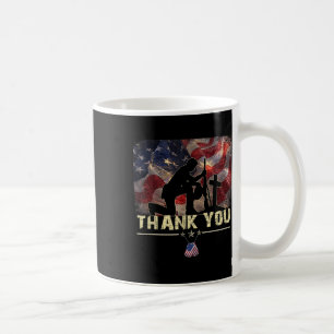 Distressed Memorial Day Shirt Flag Military Boots Coffee Mug