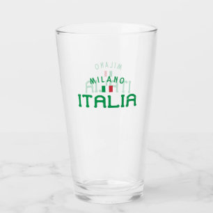 Distressed Milano Italia (Milan Italy) Glass