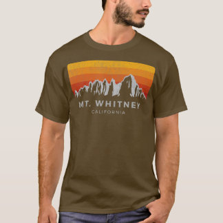 Distressed Mt Whitney California Sunrise   T-Shirt