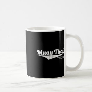 Distressed Muay Thai Kickboxing Shirt, Mma Bjj, Th Coffee Mug