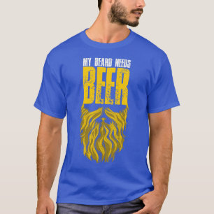 Distressed My Beard Needs Beer Classic TShirt