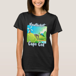 Distressed Nantucket Cape Cod Summer Vacation Old T-Shirt