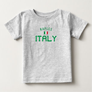 Distressed Naples Italy Baby T-Shirt