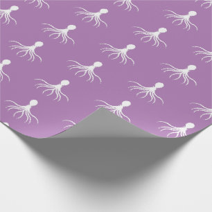 Distressed Octopus Design - Matte Wrapping Paper