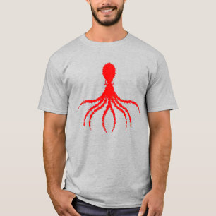 Distressed Octopus Design - Men's Basic T-Shirt