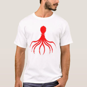 Distressed Octopus Design - Men's Basic T-Shirt