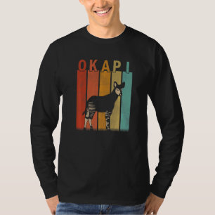Distressed Okapi  Men Women Kid Cute Okapi Retro T-Shirt